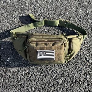 Olive Green Tactical Waist Bag